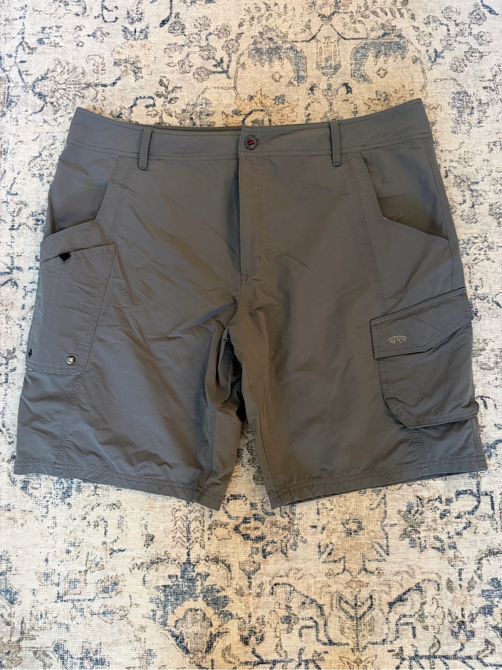 AFTCO Men's Slate Gray Cargo Fishing Shorts